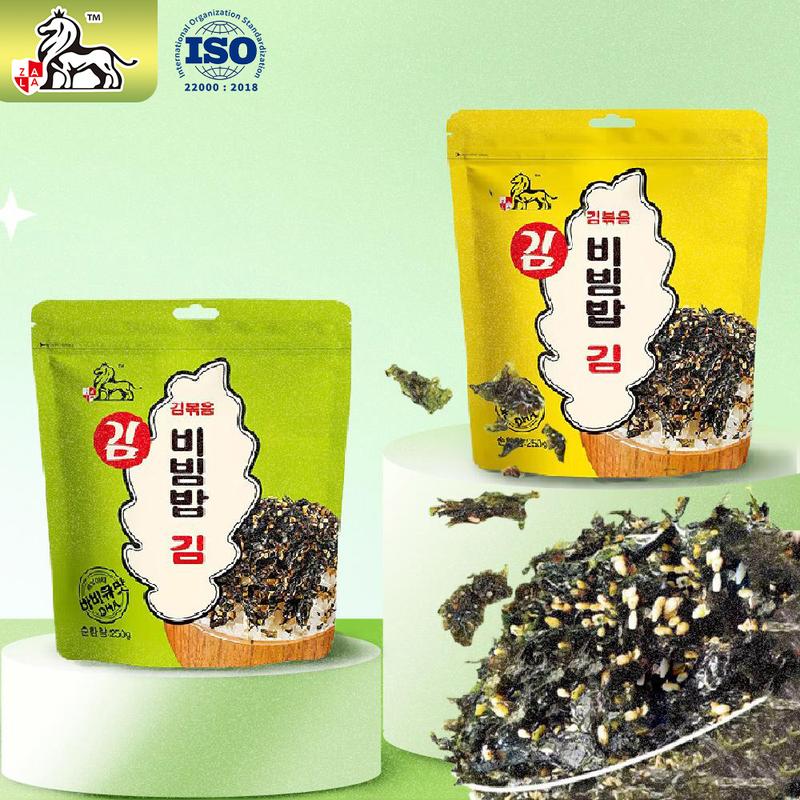  【ZALA Official Rong biển 250g-1000g Rong biển cuộn cơm Ngon khỏe mạnh và bổ dưỡng cơm trộn  rêu biển  thực phẩm bổ sung cho trẻ em không thêm vào 