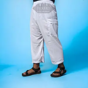 Celana Sirwal Casual Komprang Cingkrang Pria L-XXL Jumbo Santai SAntri Umroh Haji Untuk Solat Silat Daleman Jubah Muslim Dewasa