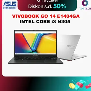 Asus Vivobook GO E1404GA - i3 N305 8GB 512GB 14.0FHD W11+OHS