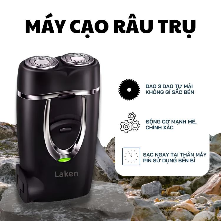 Máy Cạo Râu Cao Cấp LK188 - Siêu Mạnh Mẽ - Chống Thấm Nước, Lưỡi Dao Tự Mài