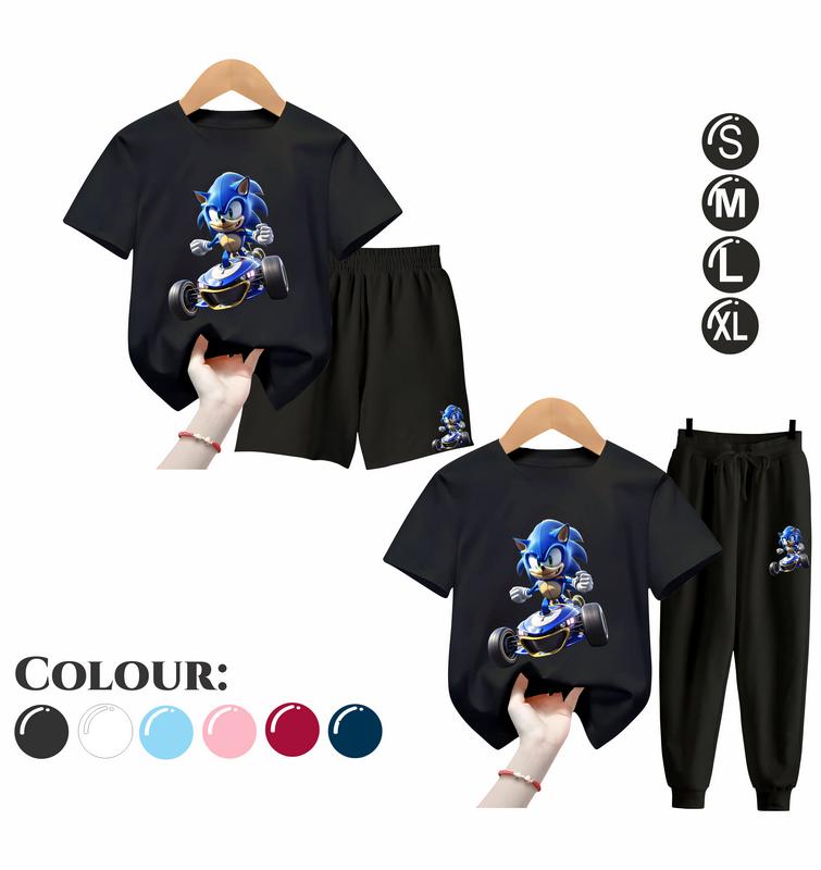 Oneset Celana Anak SONIC Setelan Baju Fashion Motif Terbaru Usia 5-15 Tahun 6