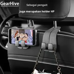 【COD】Hanger Kursi Mobil Gantungan Organizer Mobil Car Headrest Hanger Hook Holder Gantungan Barang Mobil Kait Multifungsi