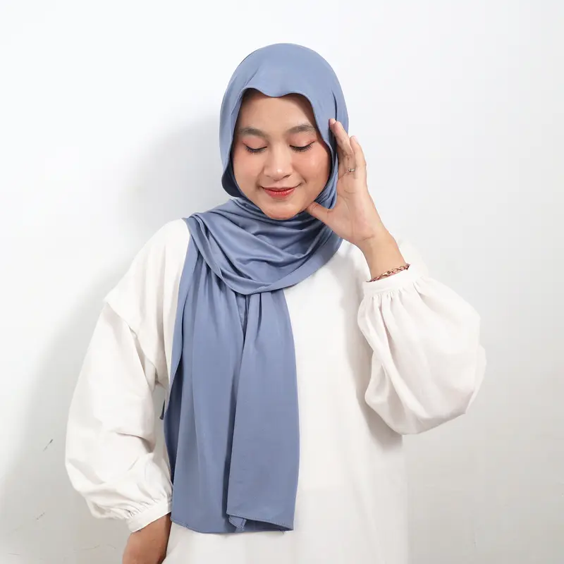 PASHMINA KAOS JERSEY | PASHMINA KAOS MUSLIM | HIJAB CANTIK PASHMINA PANJANG DEWASA| KERUDUNG WANITA PASHMINA JERSEY | PASHMINA SYAL TANPA PAD 6