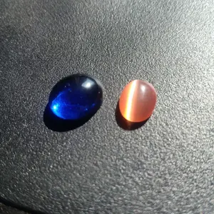 Batu akik blue safir/king safir dim 12mm