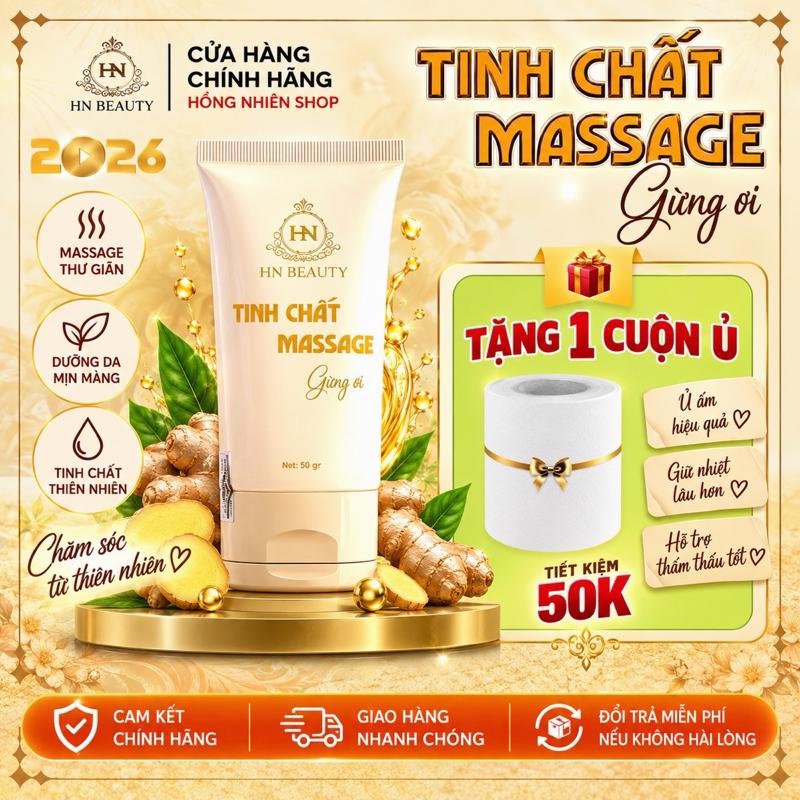Kem Tinh Chất Massage Gừng Ơi Đậm Đặc- Chiết Xuất Gừng, Nghệ, Cam Thảo HN BEA