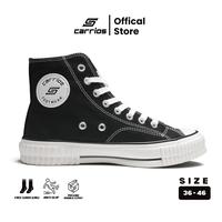 Gambar CARRIOS - Izzy Trek High Black White - Sepatu Sneakers Casual Klasik Pria & Wanita 36 - 46 - BLACK WHITE HIGH, 36 dari CARRIOS ID Kab. Tangerang 1 Tokopedia