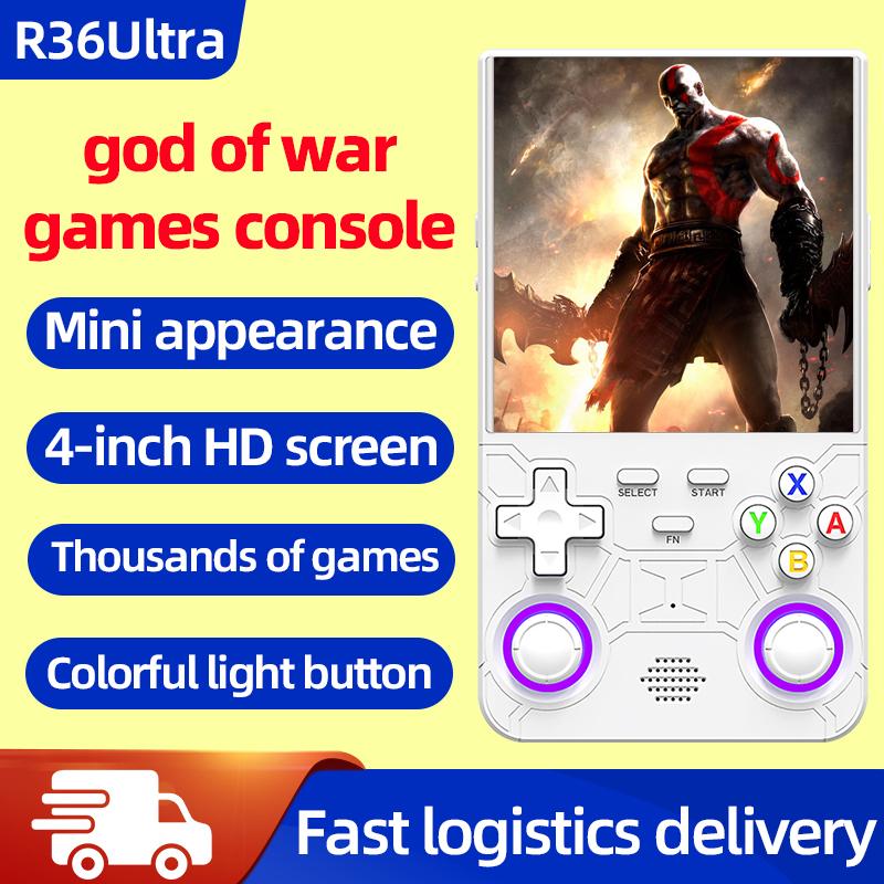 Máy Chơi Game cầm tay siêu mới, R36, hỗ trợ chiến đấu trực tuyến WiFi, hỗ trợ điều khiển từ xa có thể mở rộng, hàng chục ngàn trò chơi, ánh sáng đầy màu sắc 3D, điều khiển từ xa, màn hình độ nét cao 4 inch, tương thích với PSP