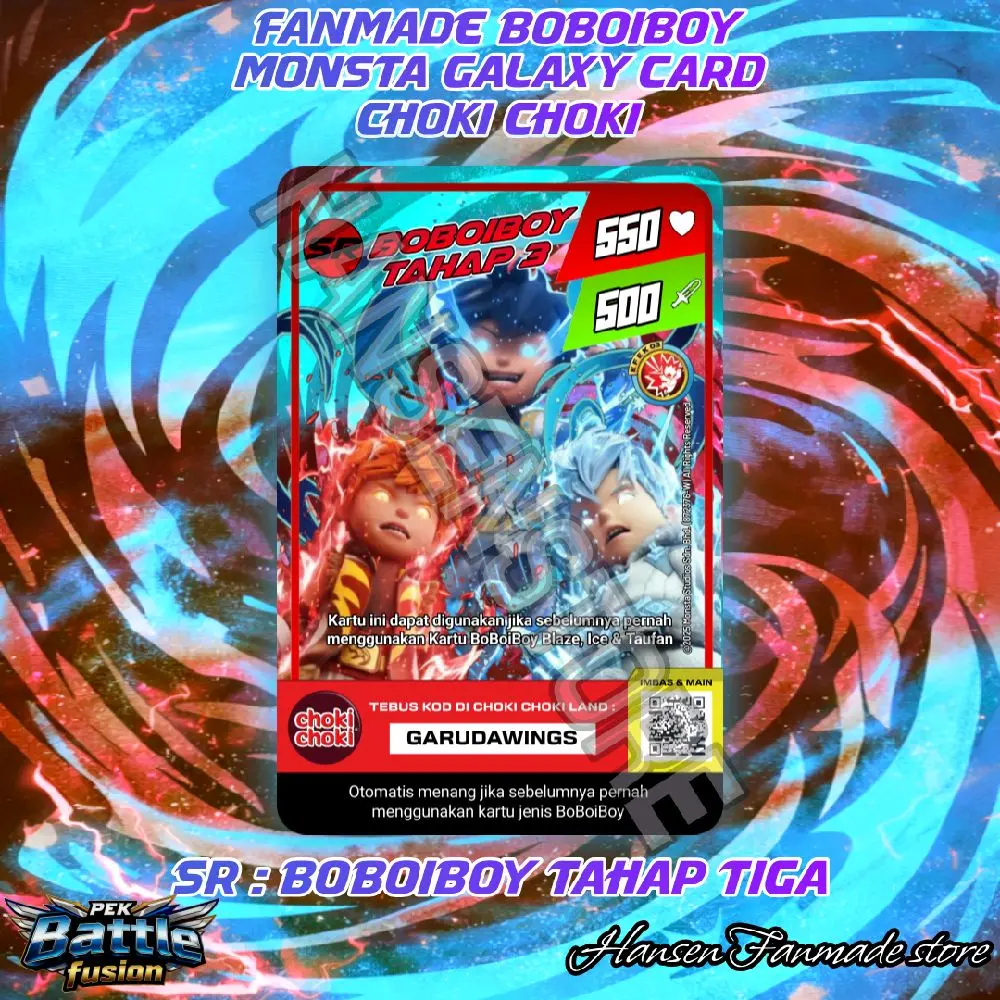 Tahap 3 SR Pek Battle Fusion