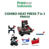 Gambar FREESUB - Mesin Press Kaos, Sepatu, Topi, Pulpen, Mug, Piring P8001X (5 in 1 / 8 in 1/ 11 in 1) - Combo Heat Press All In One untuk Kaos, Bag, Puzzle, Plat Aluminium, Bantal, Mug, Piring (DTG, DTF, Polyflex, Sublime, Transfer Paper, Platisol, Rubber) - 5 in 1, Surabaya dari Sun Indonesia Kota Surabaya 3 Tokopedia