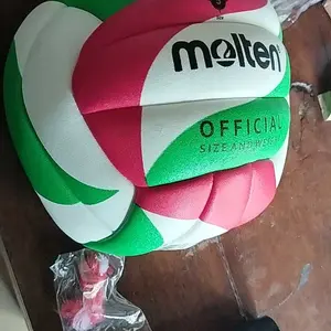 Bola Voli Volley Mikasa supergold jahit mesin Berkualitas Gratis Pompa+pentil dan jaring