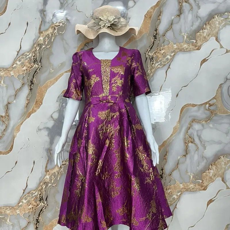 Dress Jaguar Payet Daun 7863/Dress Pesta mewah/Dress Rumah Butik Bellicia Kondangan 7