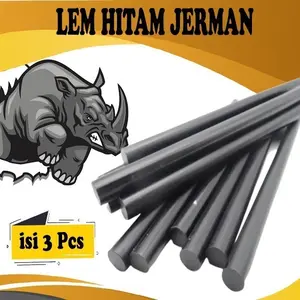 3pcs/set Lem bakar Hitam / Refill Lem Tembak Kecil Hitam 20cm (7mm) / Refill Glue Gun / Glue Stick Origin