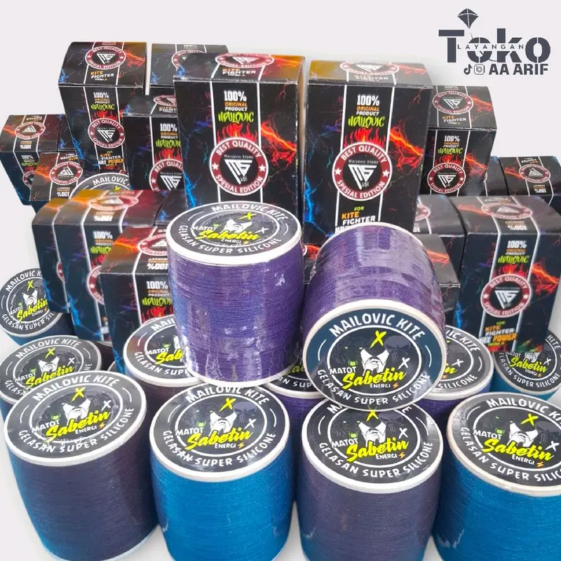 Gelasan Matot Sabetin Mailovic Kite Original Super Tajam Klos 1600 yard Permainan Jepret 1