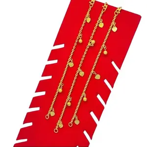 Gelang Lapis Kristal Atha Model Medan Mainan 5 Rantai Love Perhiasan Bracelets