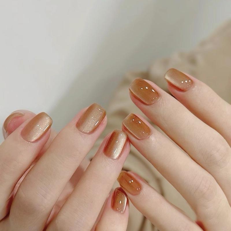 [Mã A-185] Bộ 30 nails tay mắt mèo trơn