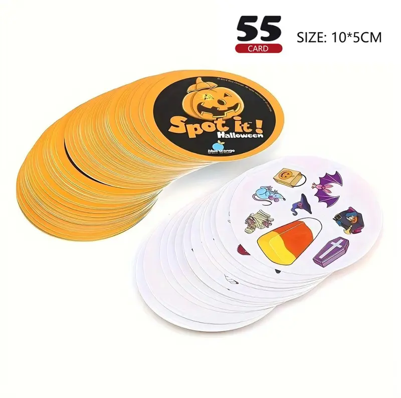Spot It Dobble Find It Game Gia Đình Tập Hợp Lễ Hội Sinh Nhật Đảng Đồ Chơi Trẻ Em Bảng Trò Chơi Bộ Bài Thẻ BàiThẻ trò chơi giải đố tiệc nhiều người chơi Iron Box Find Your Sister, Thẻ trò chơi cha mẹ-con cái 4