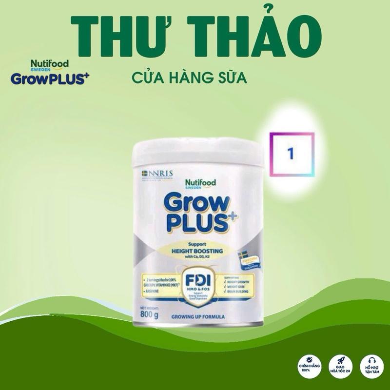  SỮA BỘT PHA SẴN GROW PLUS BẠC NUITIFOOD LON 800G 