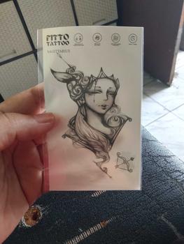 Product Review of tato temporer premium semi permanen tattoo fruit ink zodiac tatoo zodiak tatto pisces gemini leo taurus Temporary from G**g 0