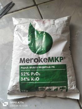 Product Review of PUPUK MEROKE MKP 1 KG KEMASAN PABRIK MONO KALIUM PHOSPHATE HIDROPONIK from O**4 0