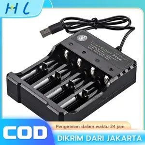 Pengisi Daya Cepat Baterai 4 Slot USB 4.2V 2A 18650 AA AAA MS-5D84A Pengisi daya baterai litium USB 4 slot 4.2V