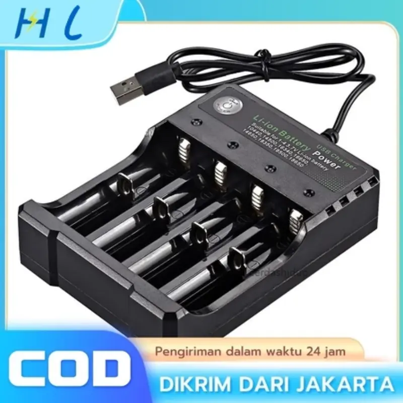 Pengisi Daya Cepat Baterai 4 Slot USB 4.2V 2A 18650 AA AAA MS-5D84A Pengisi daya baterai litium USB 4 slot 4.2V
