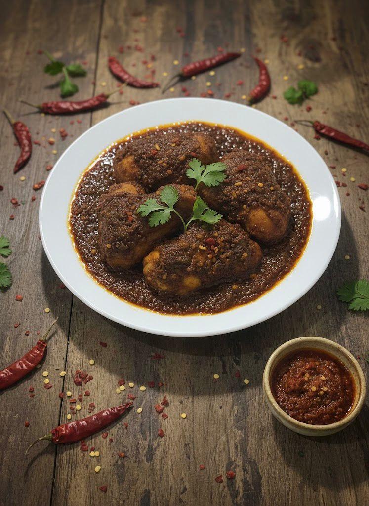 ayam pedas bumbu hitam 1/2 ekor by helwa cholik Hitam ayam pedas bumbu hitam 1/2 ekor by helwa cholik Hitam