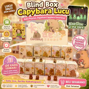 Blind Box Capybara Lucu Surprise Box Figur Koleksi Karakter Lucu