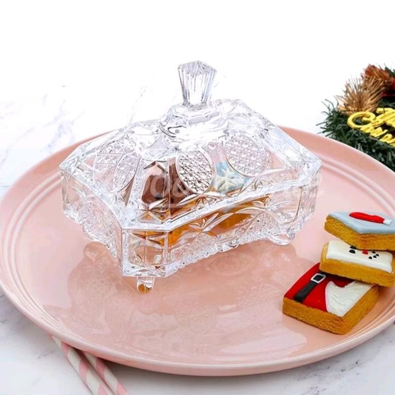 Candy pot kaca Tempat Permen kue kering  Capodimonte 0