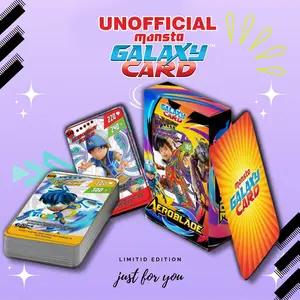 HOMEMADE KARTU/KAD MIX BOBOIBOY MONSTA GALAXY CARD (MGC) PREMIUM 25 SHEET