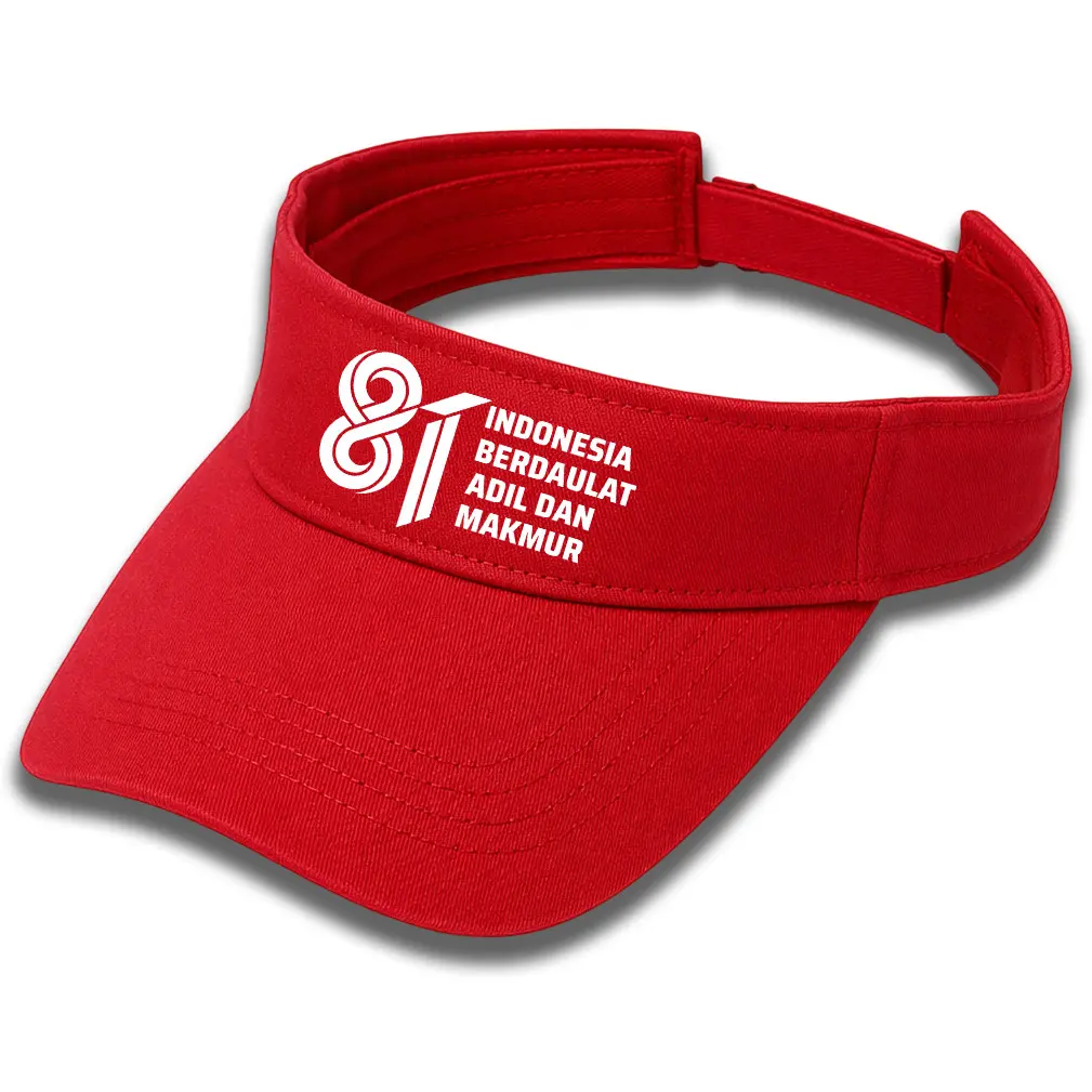 Topi Senam Olahraga Pria Wanita Spesial HUT RI 17 Agustus 2026/ Topi Golf HUT RI ke-81