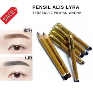 PENSIL PENCIL ALIS LYRA BLACK HITAM & BROWN COKLAT / EYEBROW LINER QUALITY