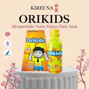 Orikids - Multivitamin penambah nafsu makan anak - Membantu anak lebih aktif dan sehat- 1 Botol isi 100ml