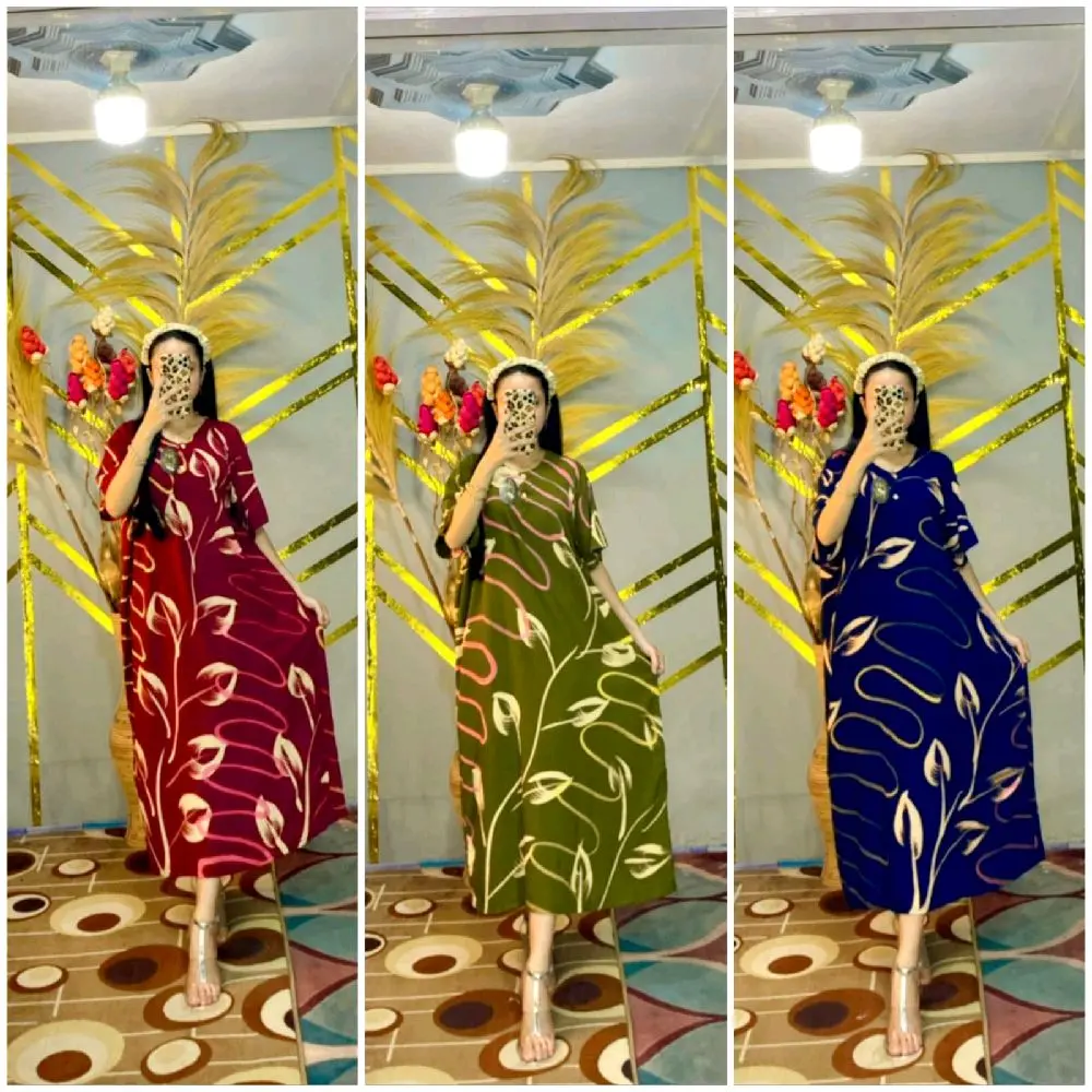 paket usaha 3 daster jumbo LD 130 cm PB 115cm motif VERONIKA rayon standard Busui bumil only 99 ribu