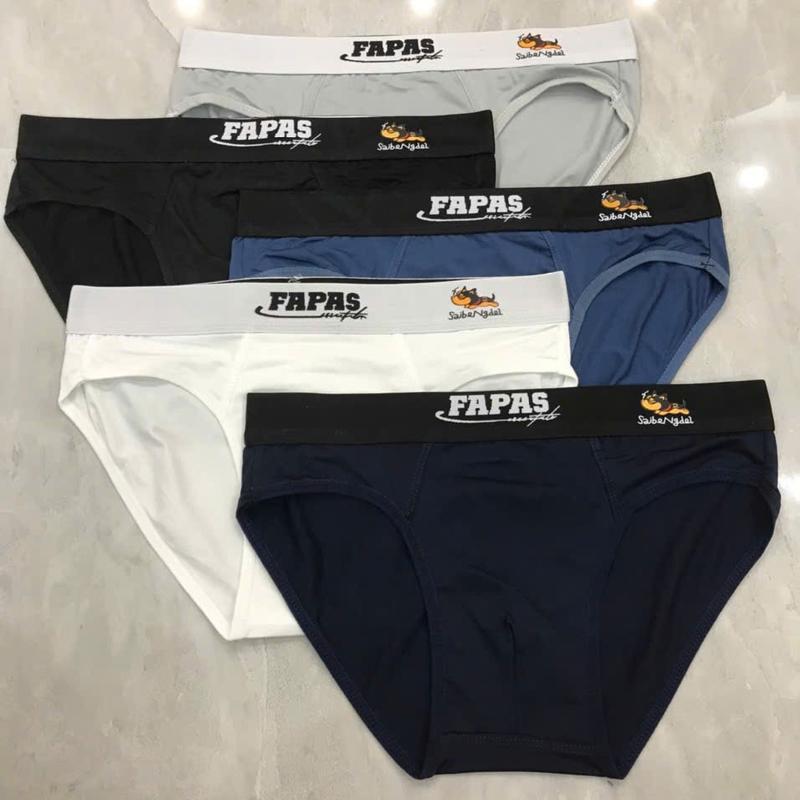  Combo 5 Quần Sịp CHÉO In Hình Cún Quần Lót Tam giác thun lạnh cạp dệt cao cấp co dãn thoải mái cho nam quần xì nam 