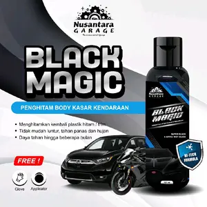 Nusantara Garage Black Magic Penghitam Dashboard  Motor & Mobil / Penghitam Body Kasar Motor & Mobil