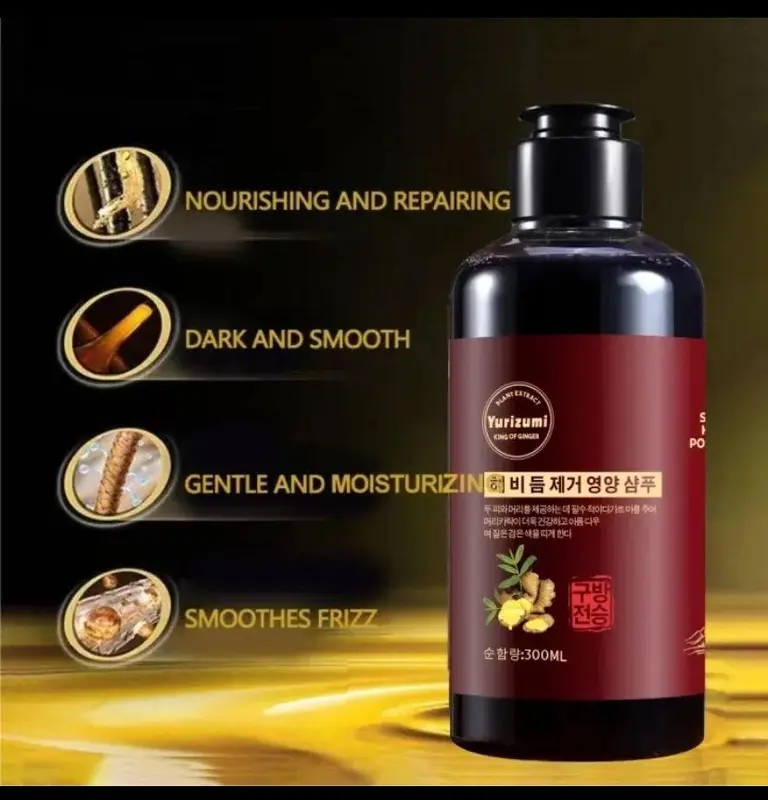 VIRAL DAN TERBARU! SHAMPO Black Herbal Natural Penyamar Rambut dan Penghilang Uban Permanen Usia Muda 300 ml - COD (Bayar Di Tempat) 4
