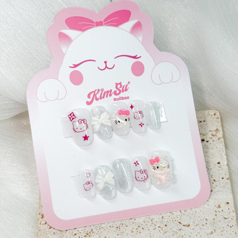 [M215] KimSu Nailbox - Bộ sưu tập nail Hello Kitty dễ thương