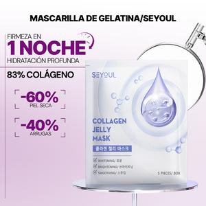 seyoul mascarilla de gelatina  |  mascarilla hidratante y refrescante con bio-wrapping | 80% colágeno fresco