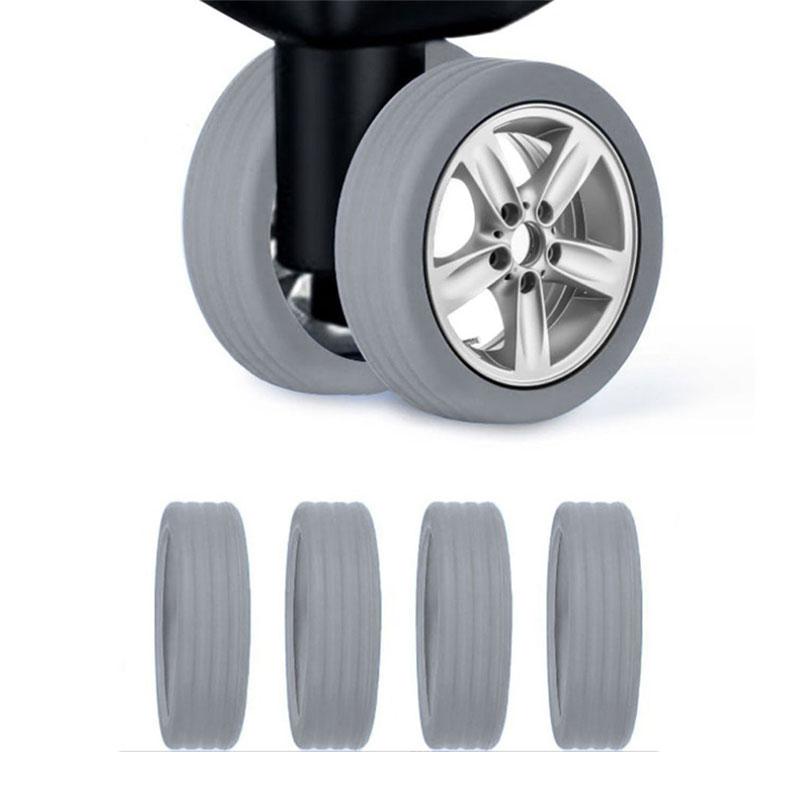 Product Introduction of Pelindung Roda Koper Silikon Luggage wheel Isi 4Pcs Dan 8Pcs Silicon Kabin 18