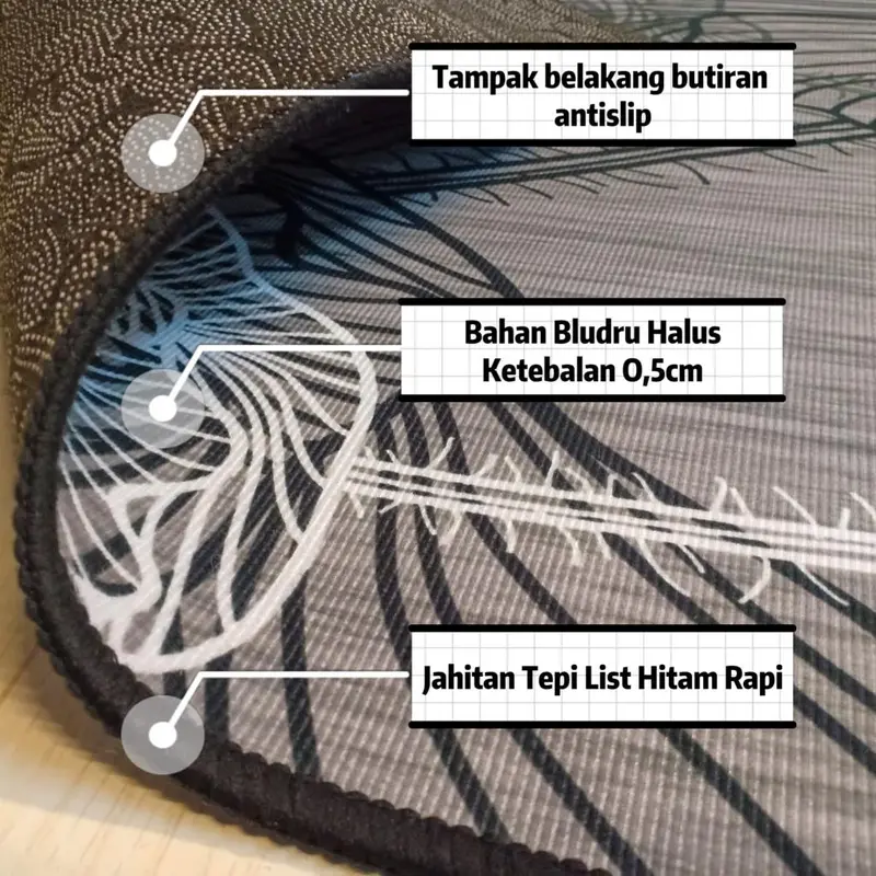 [UJB X Racun TikTok] Karpet Style Eropa Uk 210x160cm/Karpet Turkey Bermotif Lantai 1