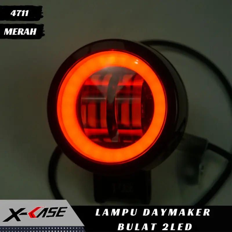 Lampu Tembak Sorot Daymaker Bulat Led 2 Mata Lampu Sorot Senja Led Warna Universal 4