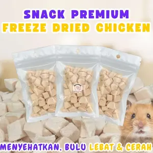 FREEZE DRIED CHICKEN SNACK PREMIUM HAMSTER SUGAR GLIDER TREATS BONDING FOR HAMMY