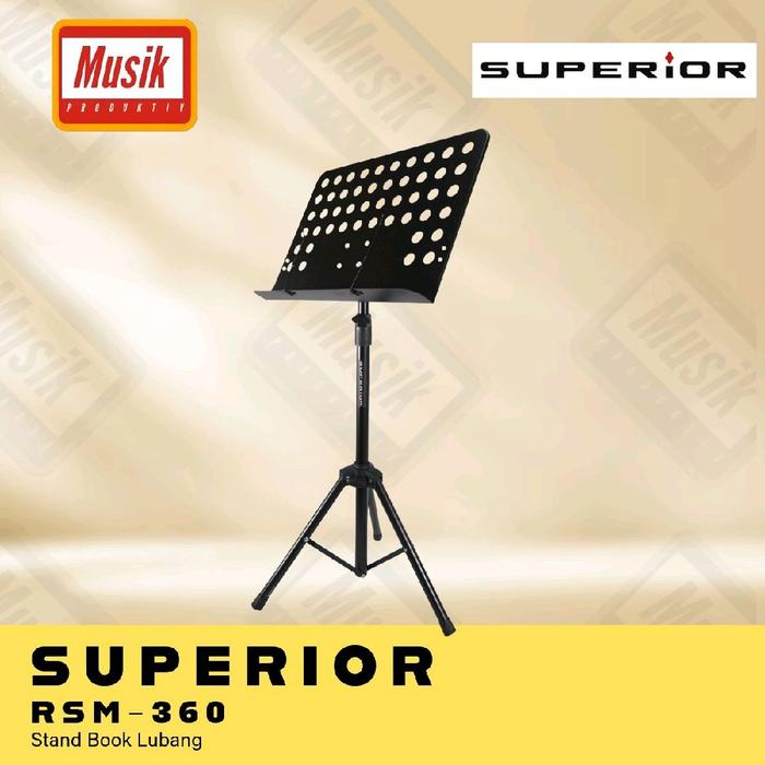Gambar Stand Book Lubang SUPERIOR RSM360 / RSM 360 / RSM-360 Original dari MusikProduktiv Kota Administrasi Jakarta Utara Tokopedia