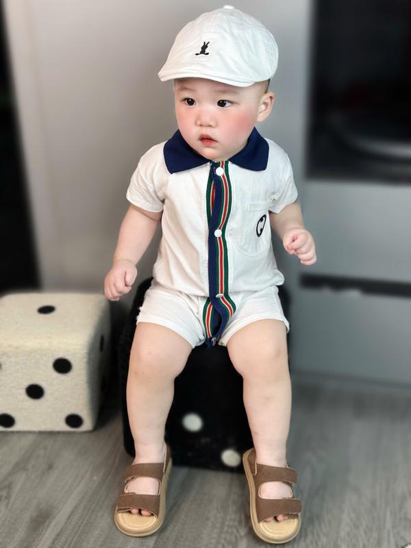 [BÉ NHẤT NHÀ]-Body Polo Cotton kẻ sọc công tử cho bé chất cotton mềm mịn co dãn 4 chiều 5