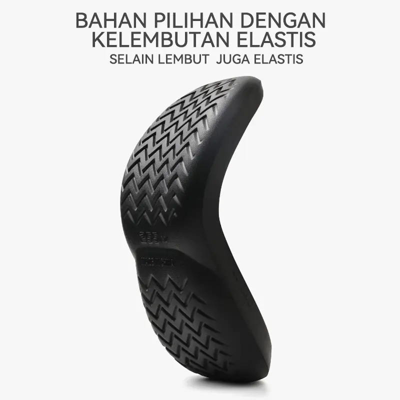 Sandal Pria/Wanita Hitam Model Terbaru Anti Licin – Termurah dan Sangat Nyaman untuk Harian dan Outdoor/Indoor 3