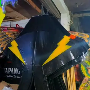 Layagan cotek petir 90 cm siap terbang seting