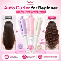 Gambar Vivid & Vogue VAV-022 Automatic Hair Curler 28mm 32mm 40mm Auto Curling Iron Ionic Anti Frizz Beginner Friendly Hair Styling Tool - VAV-022G(40mm) white dari Vivid&Vogue Kota Administrasi Jakarta Timur 1 Tokopedia