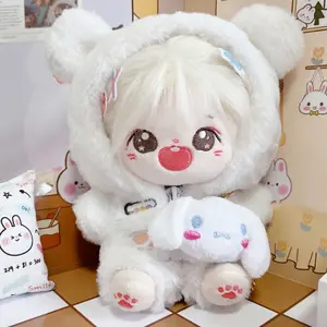 BAJU BONEKA SANRIO CINAMORROL UKURAN 20CM PLUSH BULU PUTIH DOLL CLOTHES READY STOCK