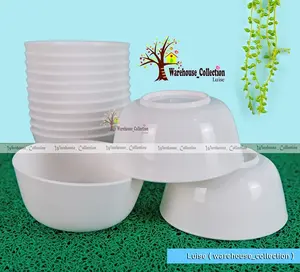 (12 BJ/ 1 LSN) Mangkok plastik//mangkok Nasi Sop Prasmanan Kuah// mangkok cuko// mangkok prasmanan plastik//mangkok cuka