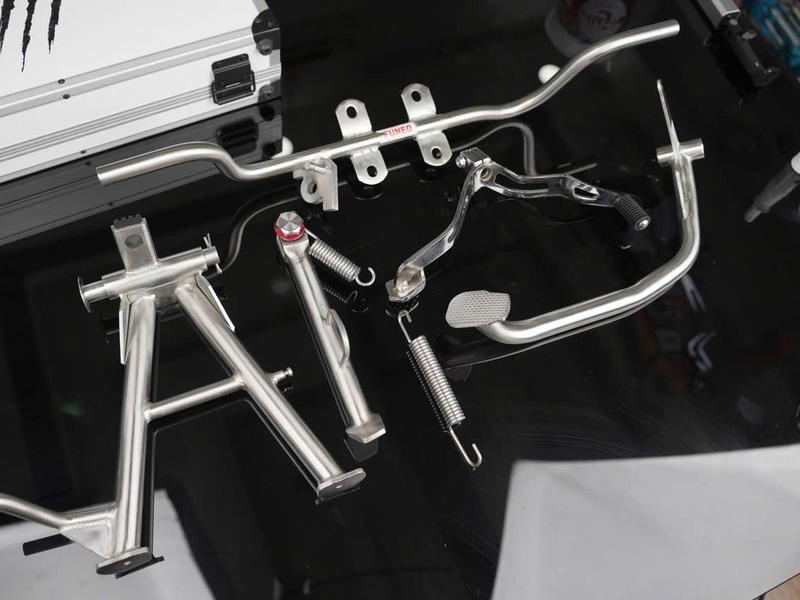 COMBO DÀN CHÂN 5 MÓN CHỐNG ĐỨNG NGHIÊNG CẦN SỐ CẦN ĐẠP THẮNG GÁC CHÂN MÁY